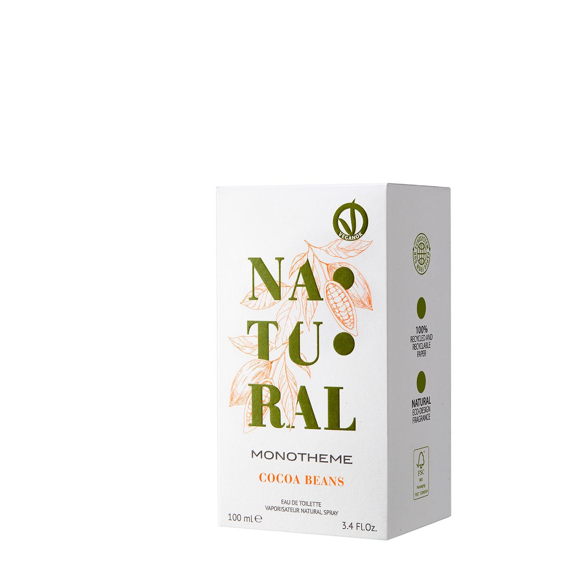 MONOTHEME - Monotheme Natural Cocoa Beans EDT 100 Ml Vegan