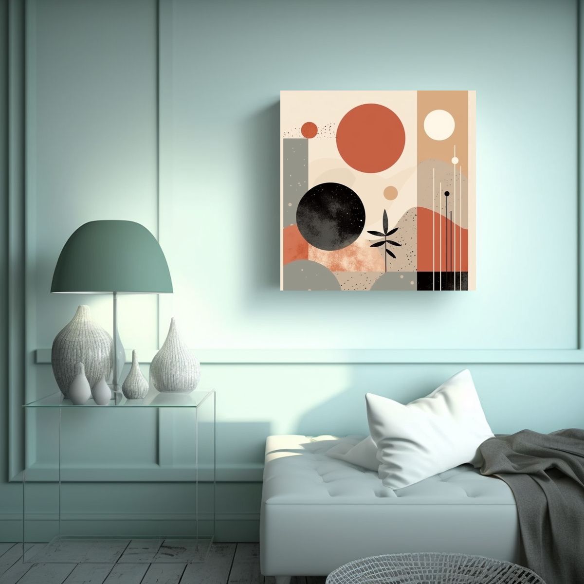 GENERICO - Pinturas Decorativas Abstractas De Expresión En 70x70 Cm