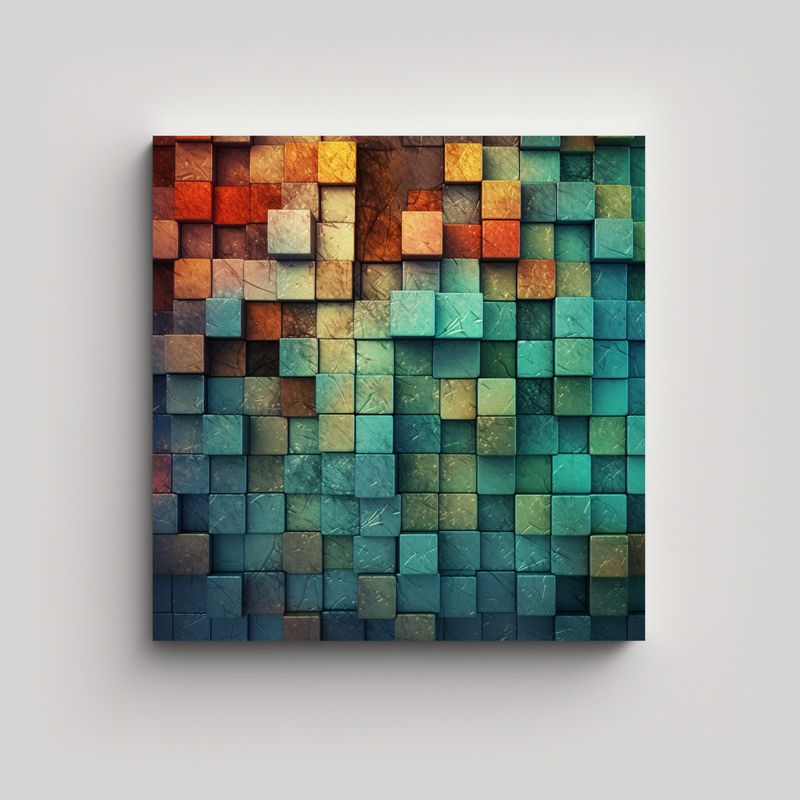 GENERICO - Diseño Potente De Fondo Con Textura En Pinturas 60x60 Cm