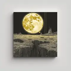 GENERICO - Cuadro Decorativo Estilo Pinturas De Abstracción 80x80 Cm