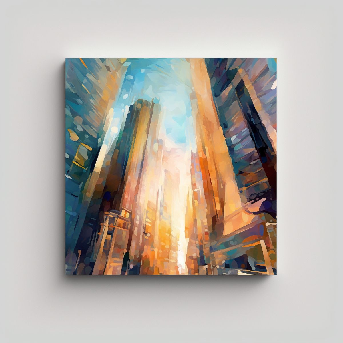 GENERICO - Arte De Pared Dibujo Surrealista Con Colores 80x80 Cm