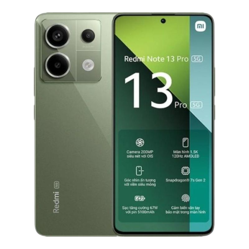 XIAOMI - Xiaomi Redmi Note 13 Pro 5G Dual Sim 256 Gb Olive Green 8 Gb Ram