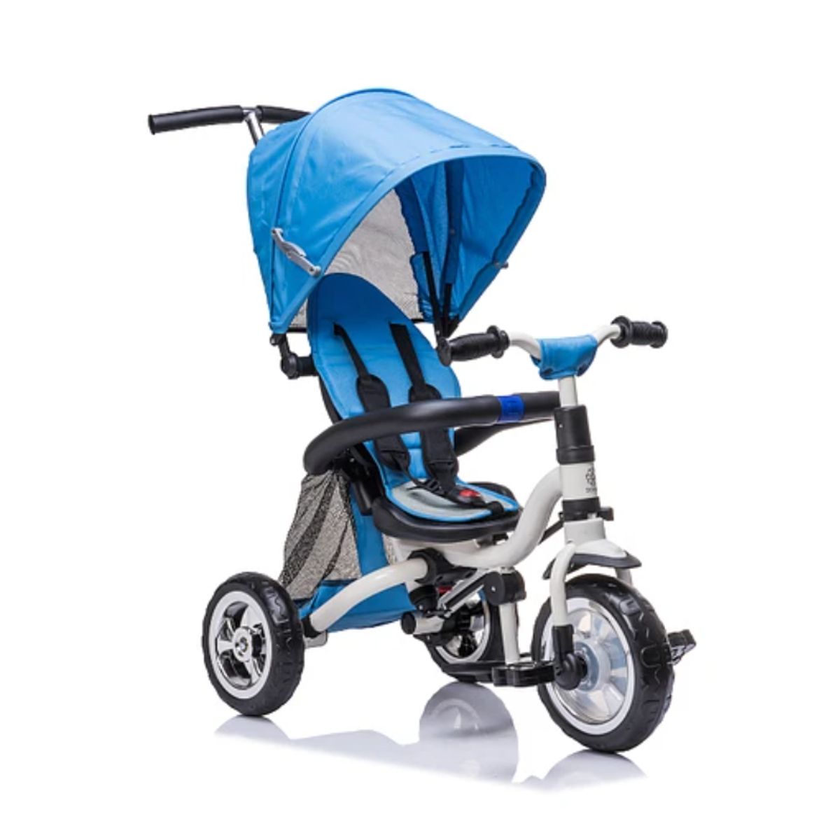KIDSCOOL - Triciclo Canopy Plegable Azul