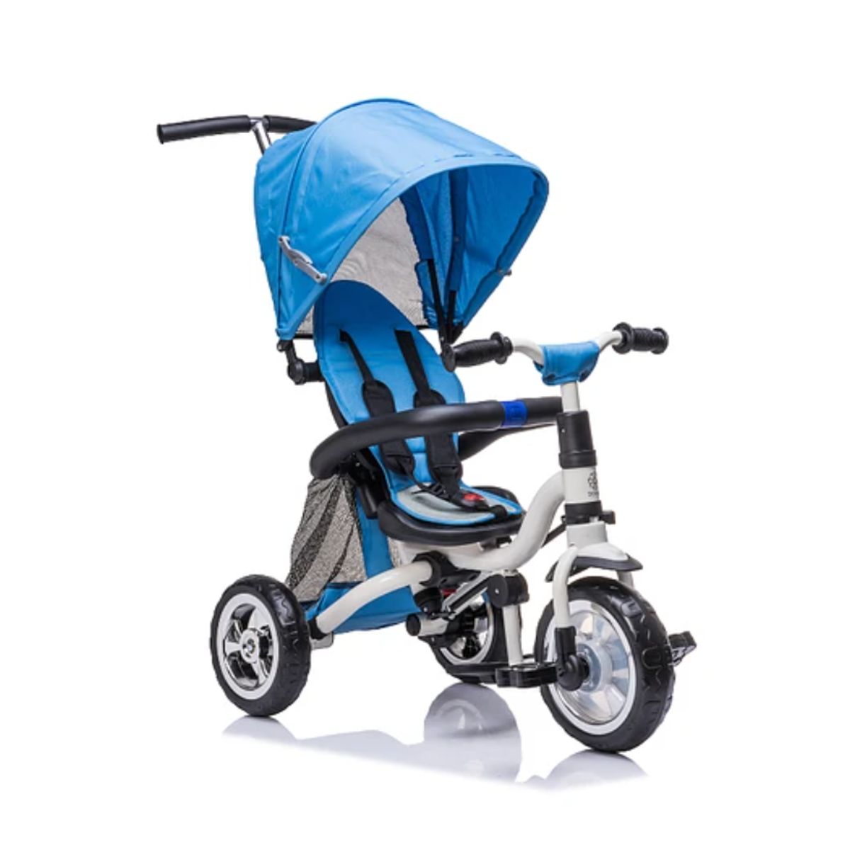 KIDSCOOL - Triciclo Canopy Plegable Azul