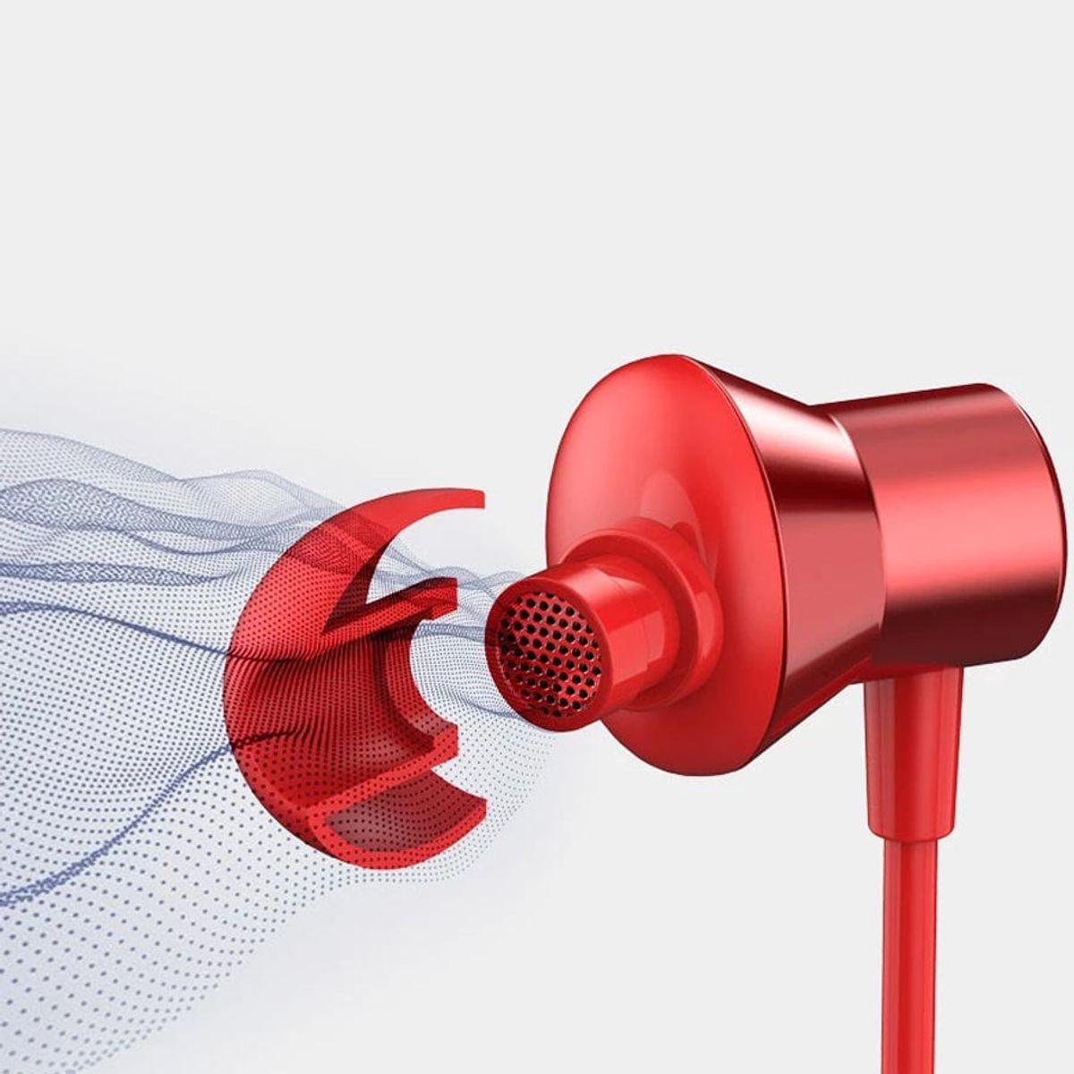 LENOVO - Audifono Alámbrico Lenovo In Ear Hf130 Rojo Fx LENOVO