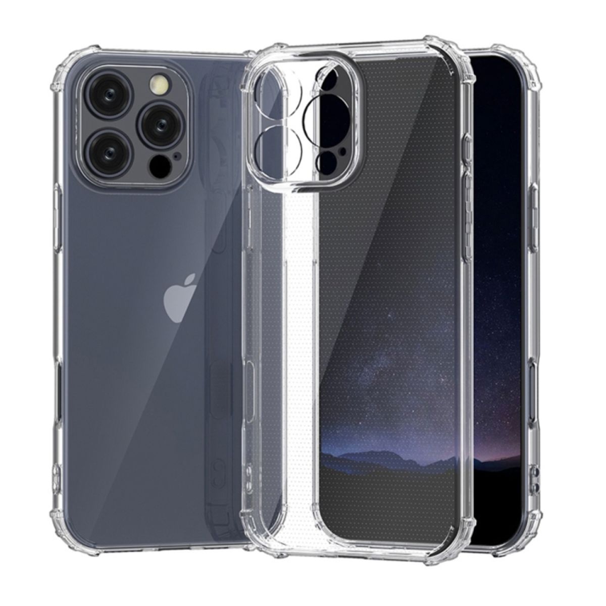 JOIGO - Carcasa Transparente Reforzado Para iPhone 16 Pro