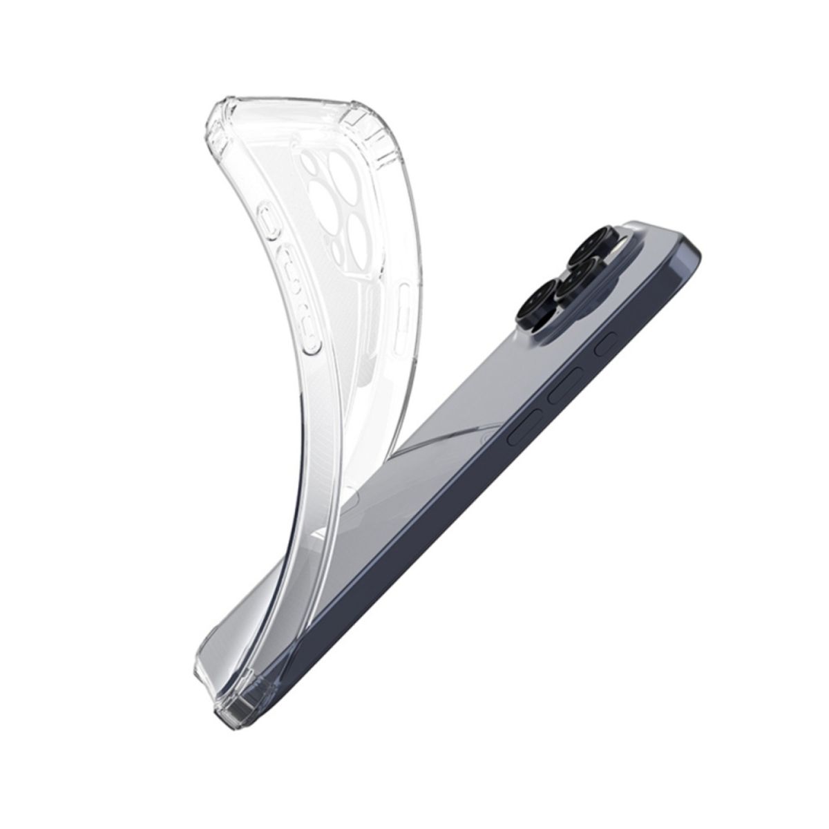 JOIGO - Carcasa Transparente Reforzado Para iPhone 16 Pro