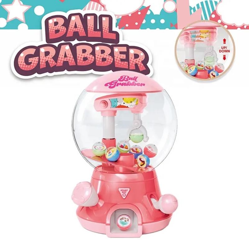 GENERICO - MAQUINA EXPENDEDORA ROSA DE MINI PELOTAS O MAQUINA DE GARRAS