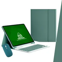 GENERICO - Fundas Con Teclado y Mouse Para Tablet Samsung S9Plus-S9FePlus-Letra Ñ