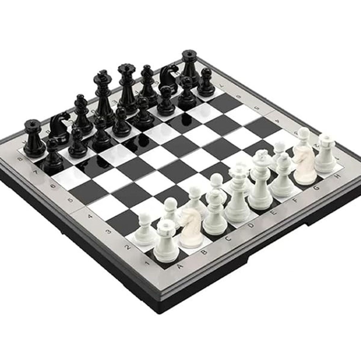 GENERICO - Juego De Ajedrez Magnético Tablero Plegable 25x25