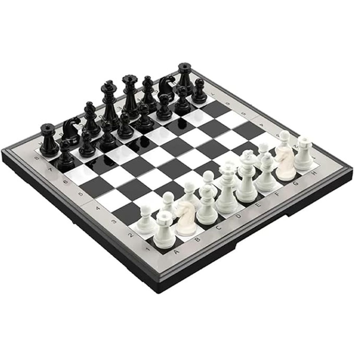 GENERICO - Juego De Ajedrez Magnético Tablero Plegable 25x25