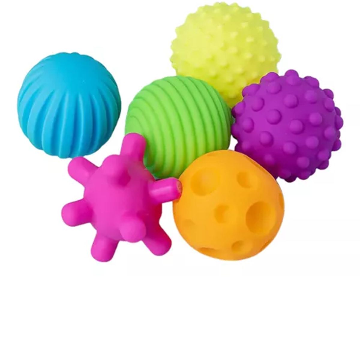 GENERICO - Set De 6 Pelotas Juguete Sensorial Para Bebé Niños