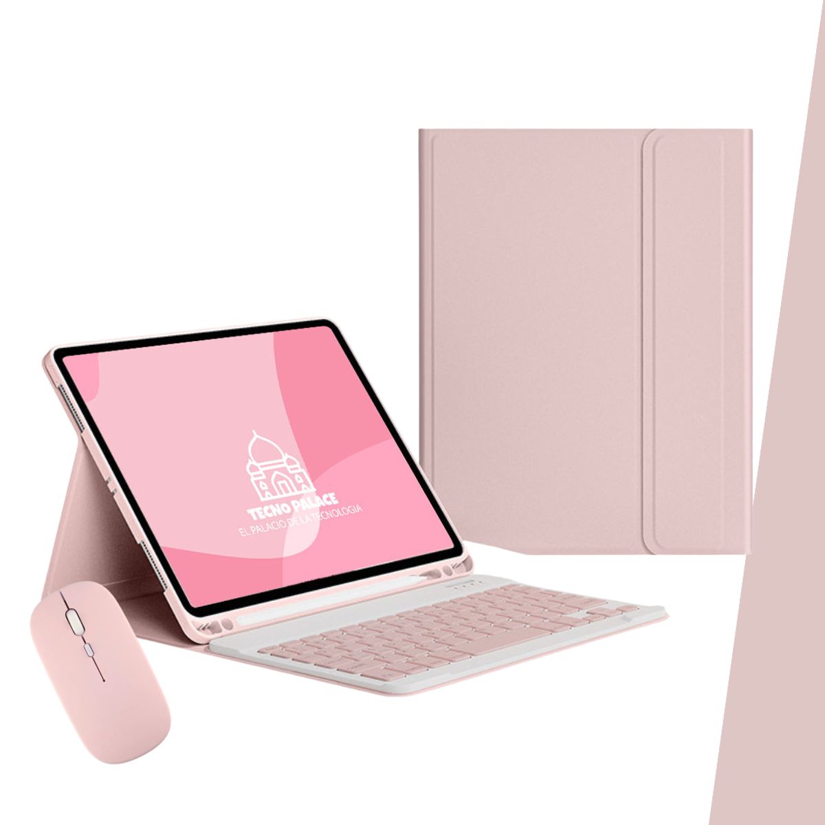 GENERICO - Funda Teclado y Mouse Para Galaxy Tab S10Ultra-S8Ultra-S9Ultra- Letra Ñ