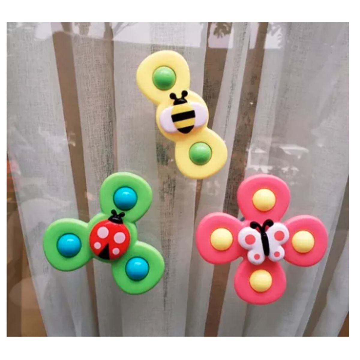 GENERICO - Juguetes Sensorial Giratorios Spinner Con Ventosa Para Bebé