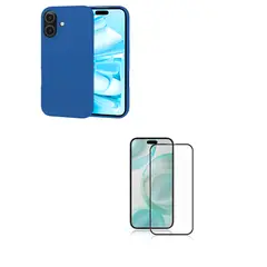 JOICO - Carcasa Lamina Vidrio Para iPhone 16 Plus Azul
