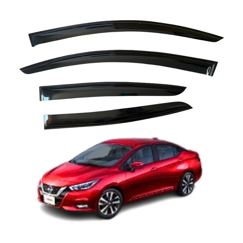 GENERICO - Aletas Bota Agua Compatible Con Nissan Versa 2020-2024