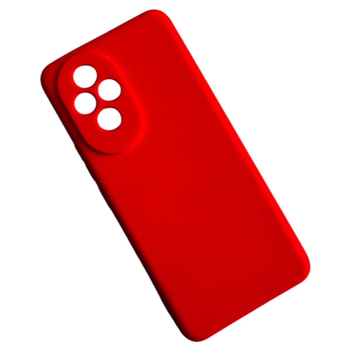 GENERICO - Carcasa Funda Para Honor 200 Silicona Color Rojo