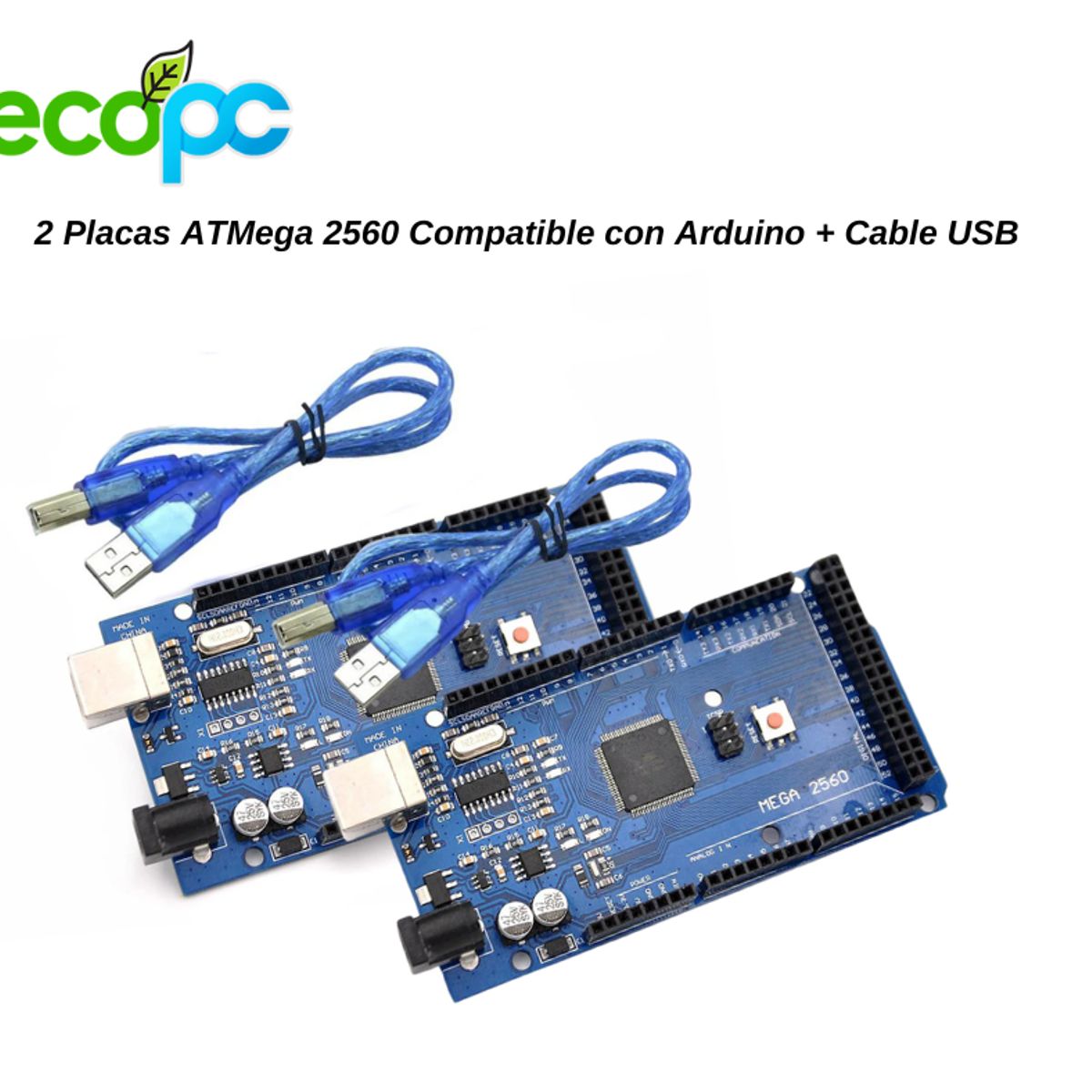 ARDUINO - Arduino + Cable USB 2 Placas ATMega 2560