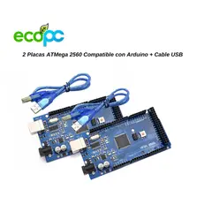 ARDUINO - + Cable USB 2 Placas ATMega 2560