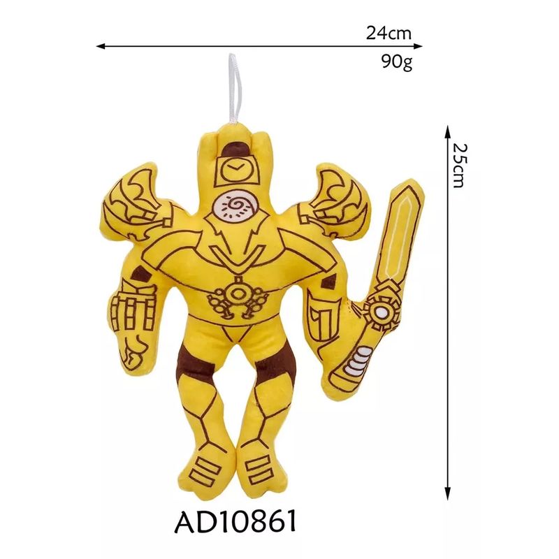 GENERICO - Peluche Titan Clockman Espada del Tiempo skibidi Toilet