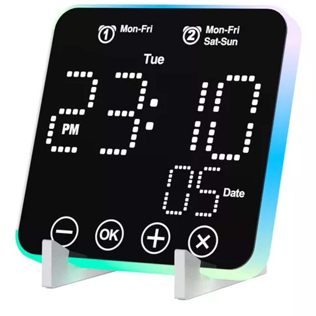 GENERICO - Reloj Despertador Con Temporizador Led Con Luz