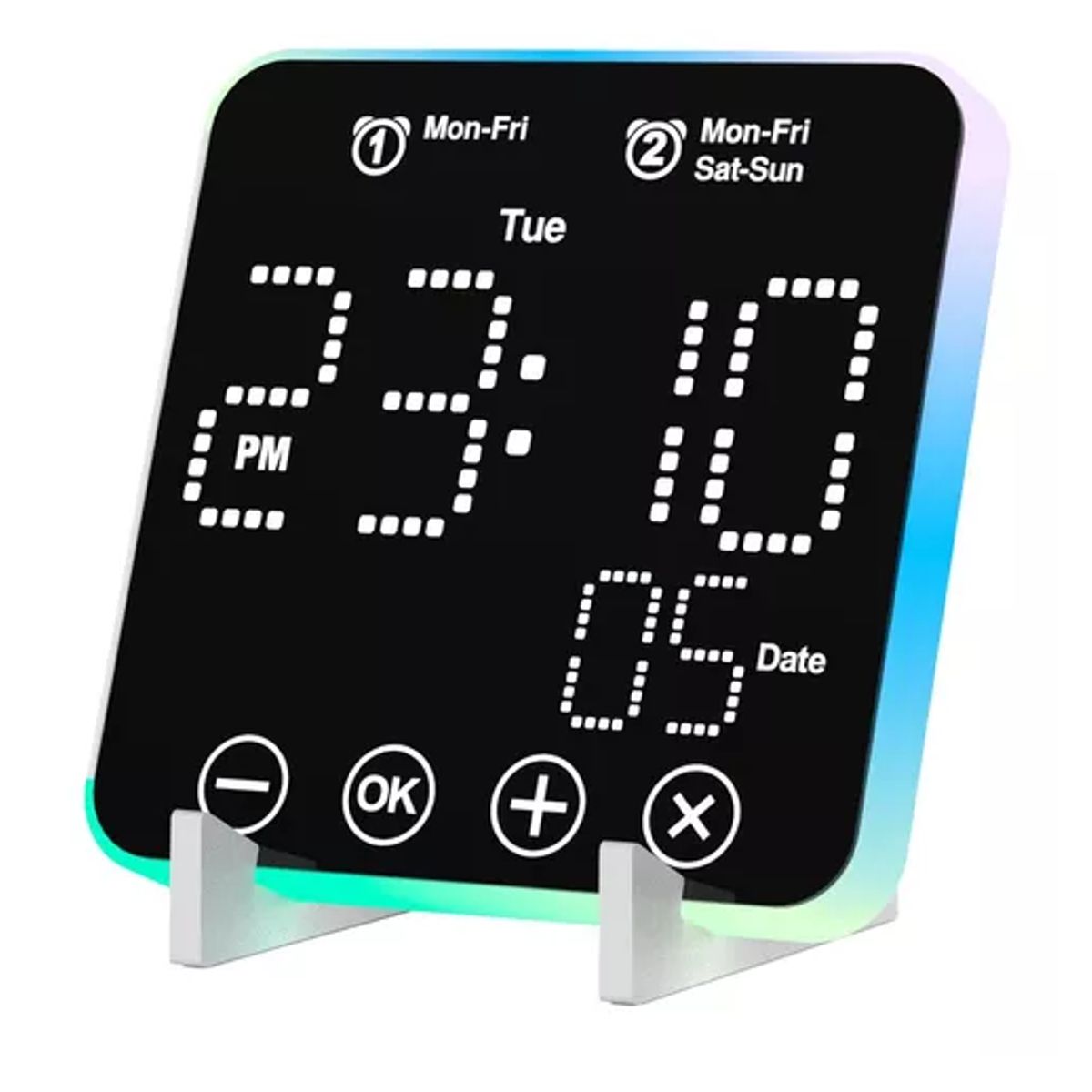 GENERICO - Reloj Despertador Con Temporizador Led Con Luz