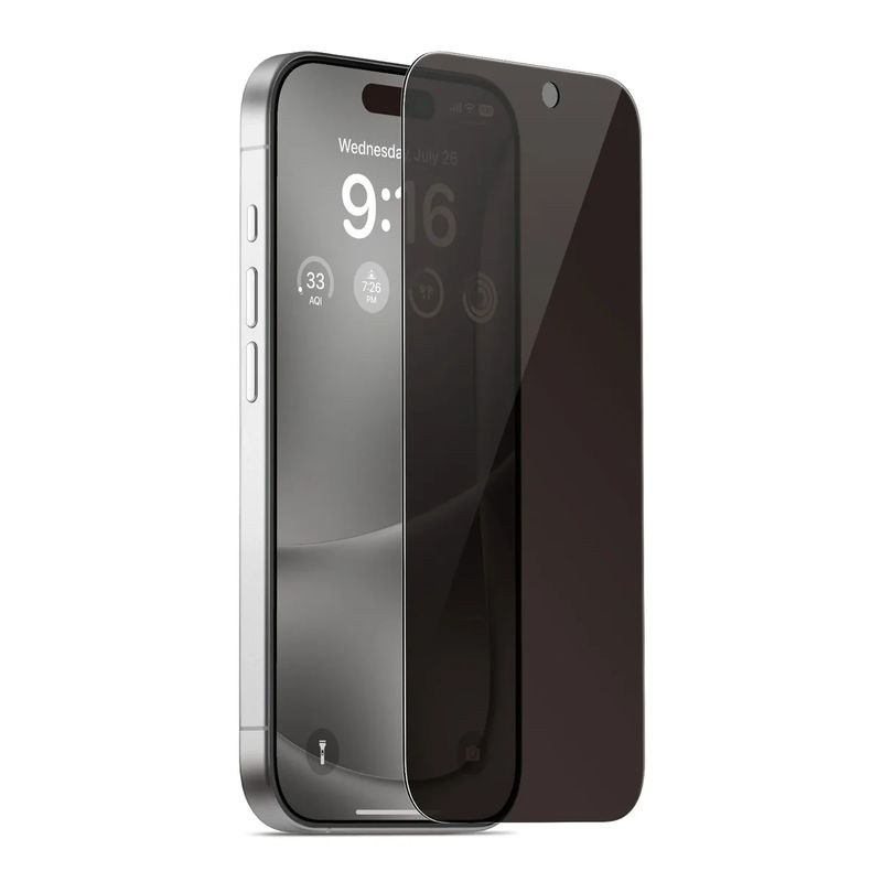 JOIGO - Lamina de Vidrio  Antiespia Para iPhone 16 Plus