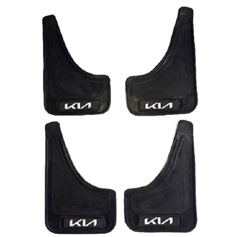 GENERICO - PACK 4 PIEZAS GUARDAFANGO PARA CAMIONETAS KIA