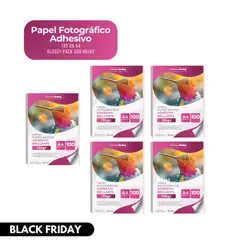 GENERICO - Papel fotografico 135g adhesivo 500 hojas