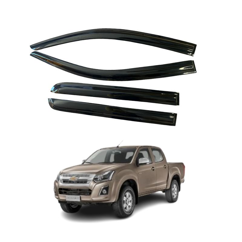 GENERICO - Aletas Bota Agua Compatible Con Chevrolet D-max 2020-2024