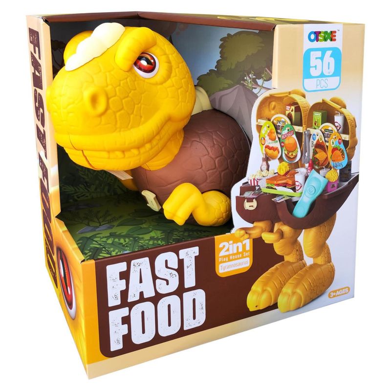 GENERICO - Dinosaurio De juguete Fast Food 56 Pcs.