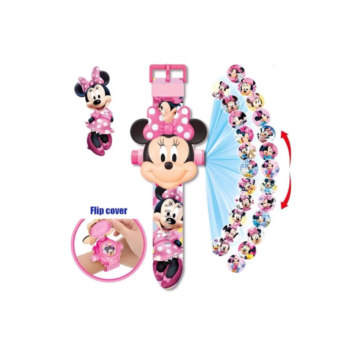 GENERICO - Reloj Proyección Minnie Juguetes Niños