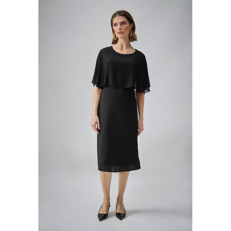 MA GRIFFE - Vestido Coctail Negro Magriffe