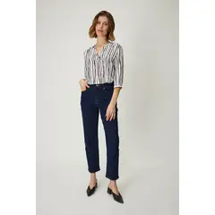 MA GRIFFE - Jeans Recto Confort Azul Magriffe