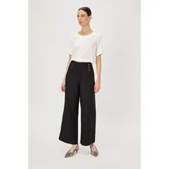 MA GRIFFE - Pantalon Wide Botones