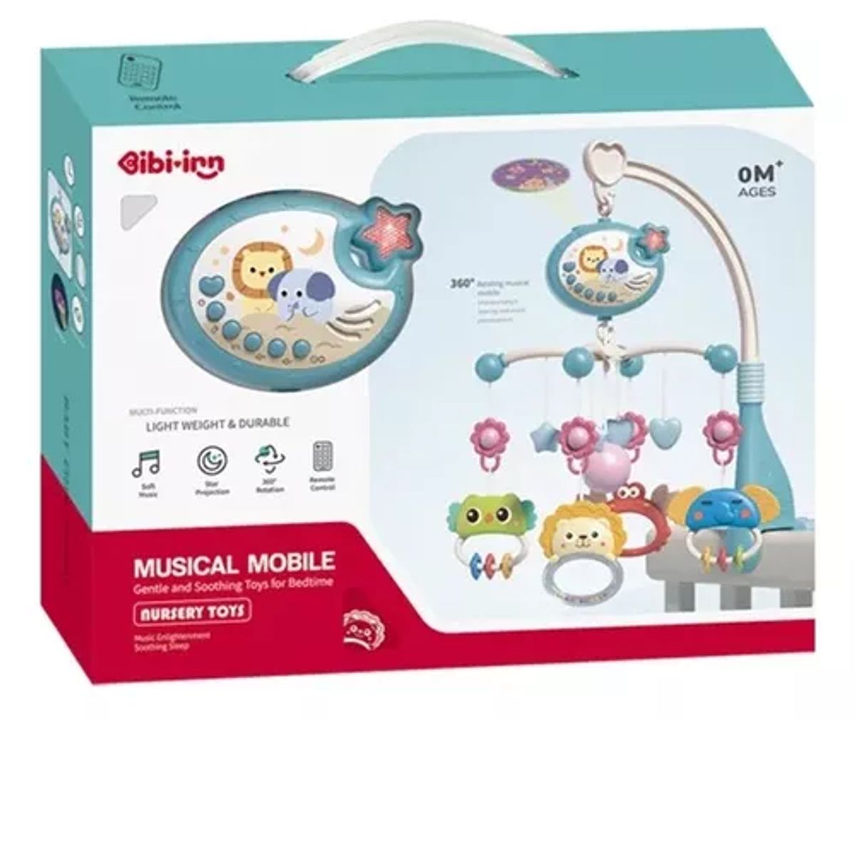 GENERICO - Movil Para Cuna Bebe Con Musica Y Proyector