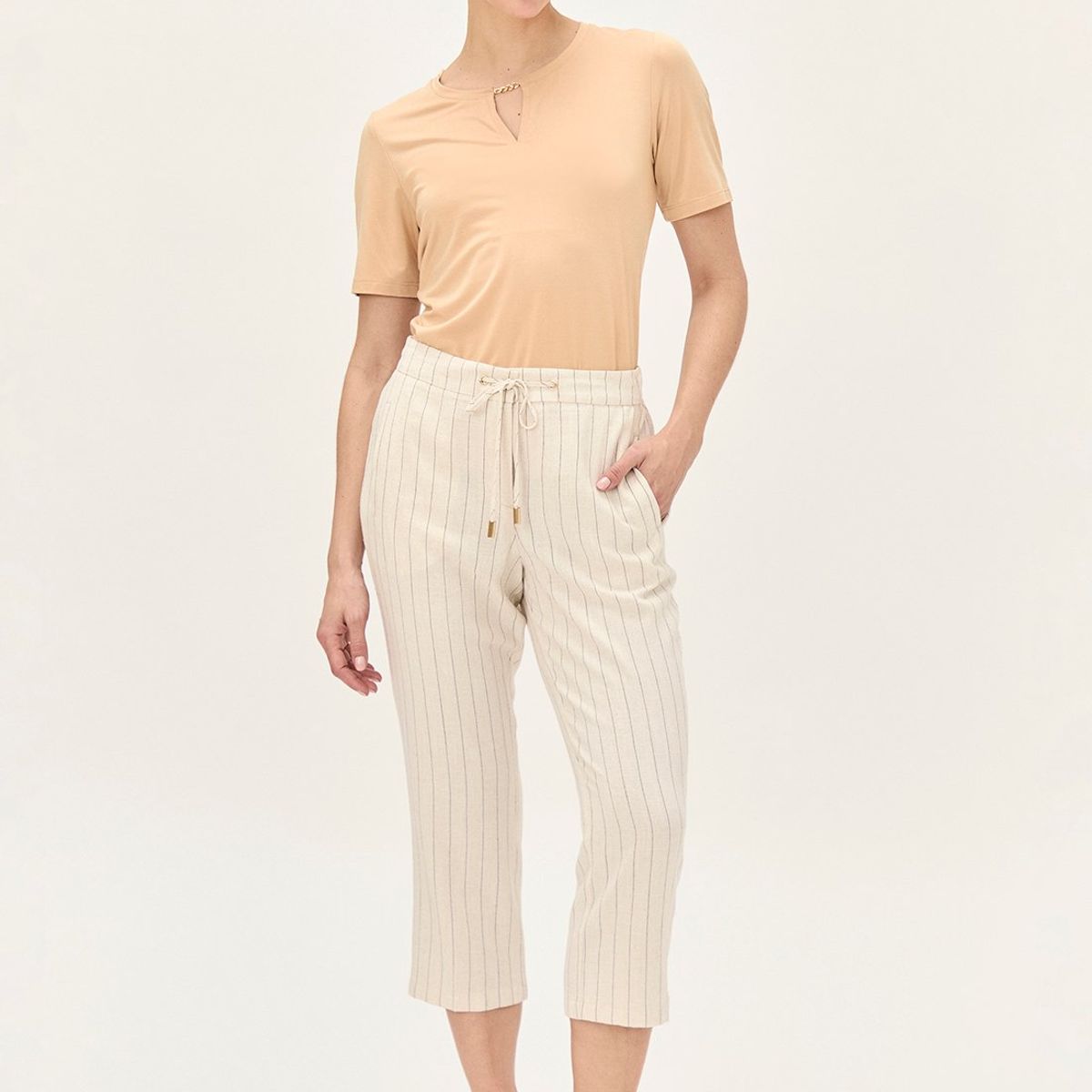 MA GRIFFE - Pantalon Crudo Mujer Magriffe