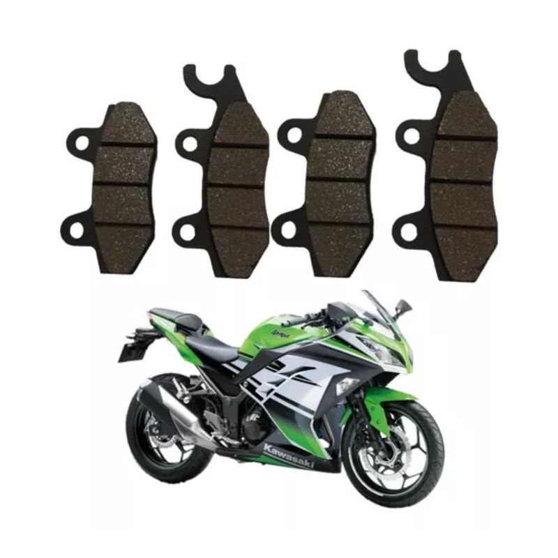 GENERICO - Kit Frenos Kawasaki Ninja 250300 2 Pares