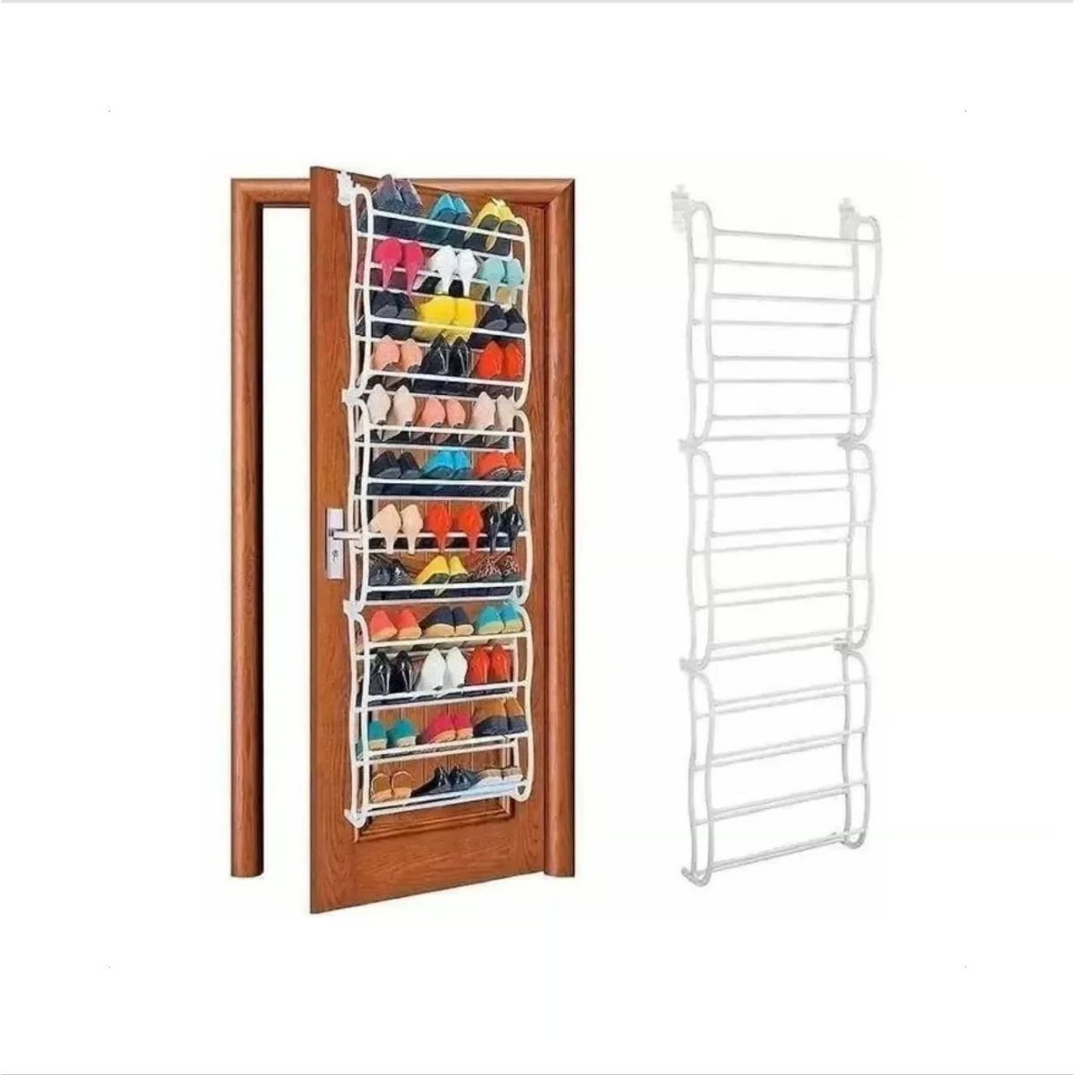 GENERICO - Zapatero Colgante Organizador Zapatos Puertas 36 Pcs Pares