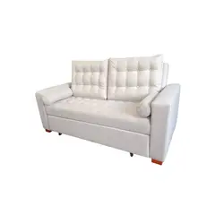 DKORA - SOFA CAMA LIRIO BEIGE 3 CUERPOS