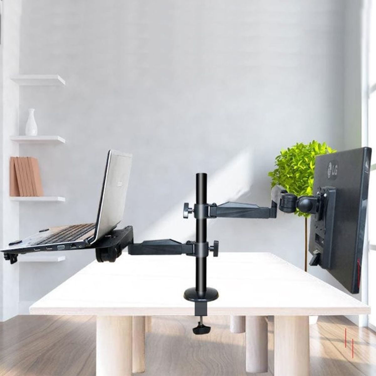 NEWO - Soporte Monitor y Notebook Escritorio