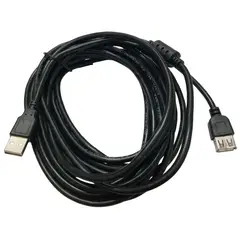 GEN - Cable Alargador USB 2.0 Extension de 5 Metros Macho Hembra - Negro