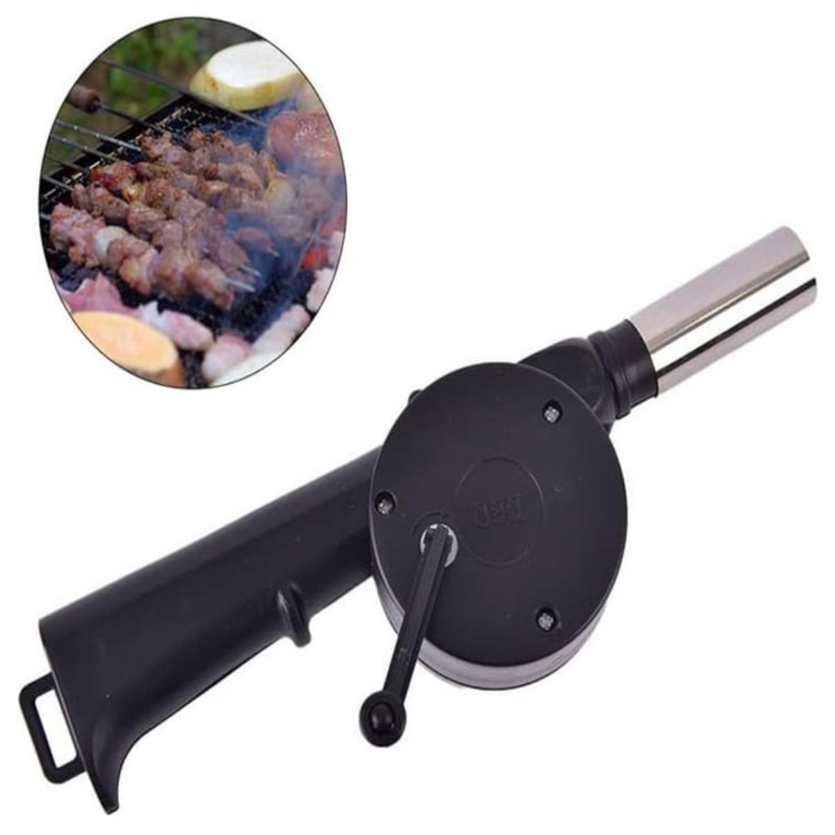 MERCADO CBF - Soplador Parrilla Manual Iniciador Fuego Carbon Asado Manual