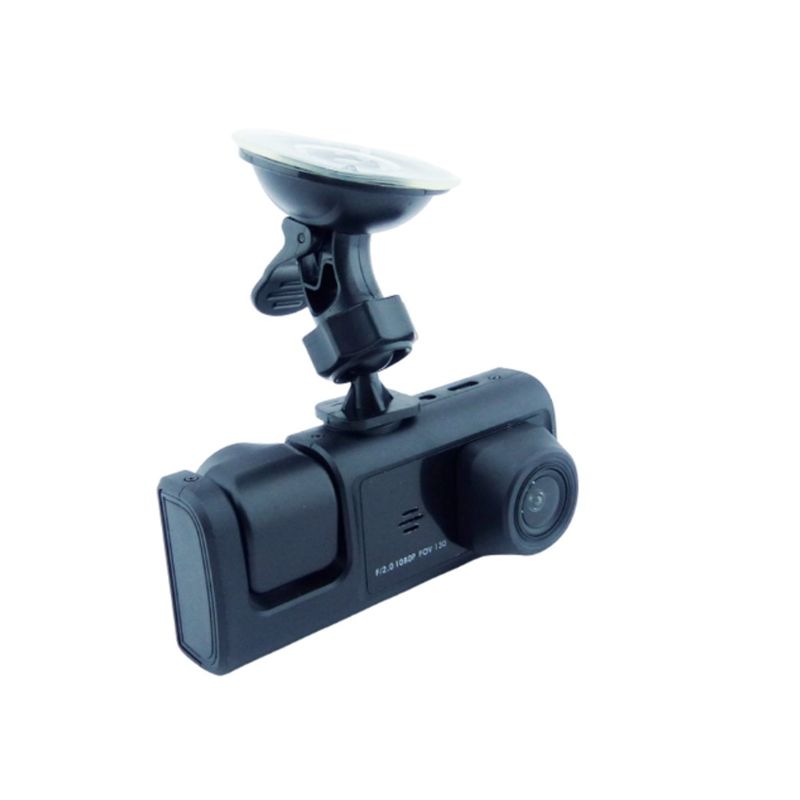 GENERICO - Camara DVR Doble Modelo D23 Full HD Con Pantalla de 2” de 128 Gigas