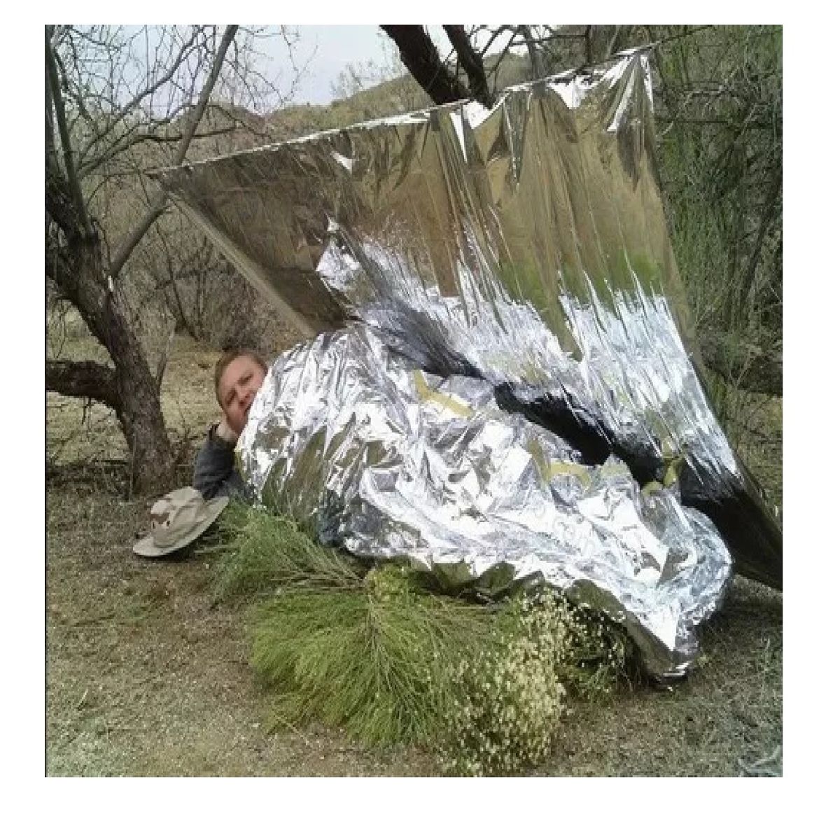 GENERICO - Manta Térmica Emergencia Supervivencia Camping 130x210cm