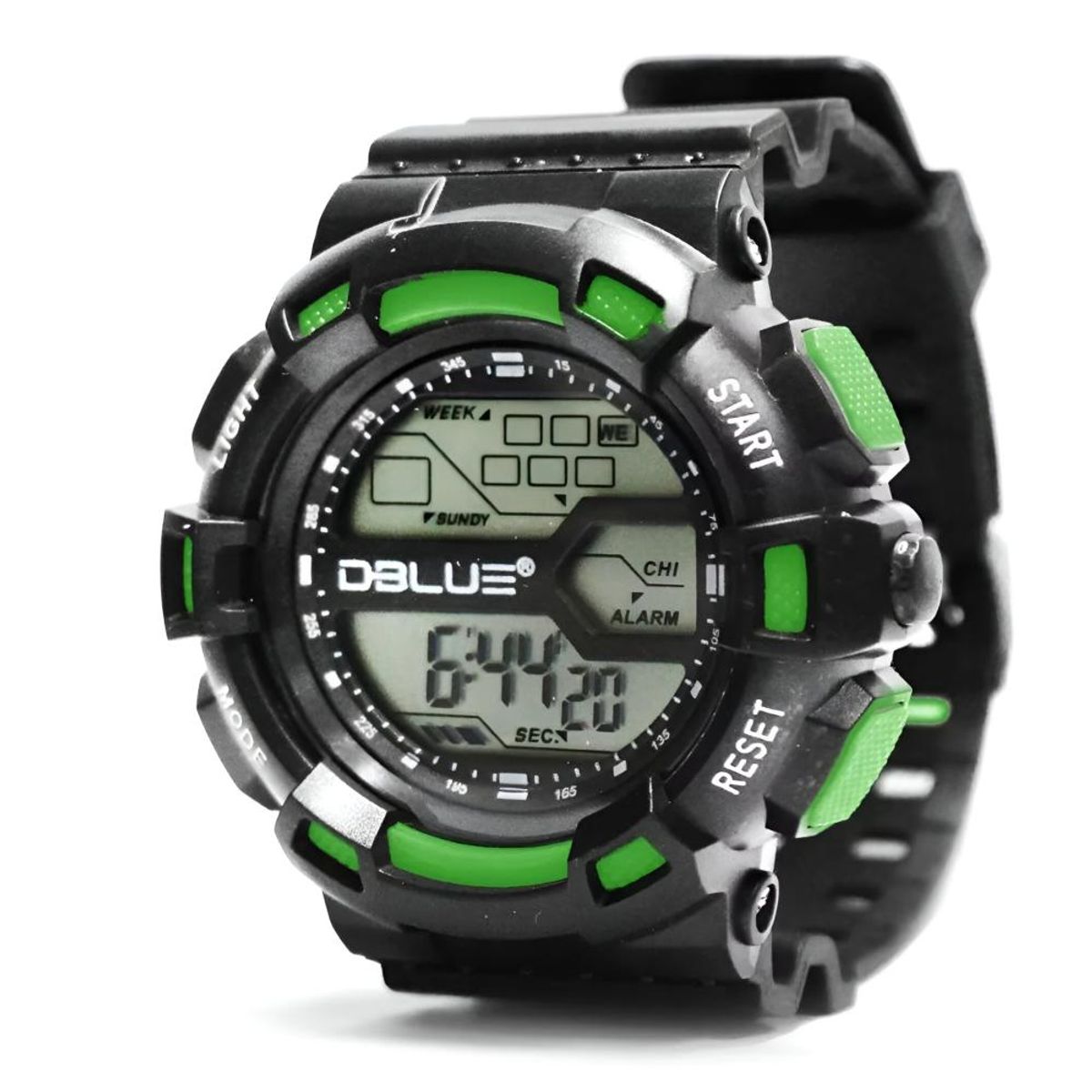 DBLUE - Reloj Digital Deportivo Multifuncional RGS01G Green Edition DBLUE