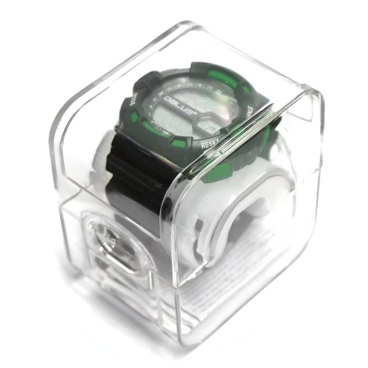 DBLUE - Reloj Digital Deportivo Multifuncional RGS01G Green Edition DBLUE