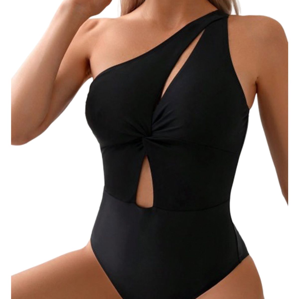 GENERICO - Bañador Bikini Traje de Baño Una Pieza Sin Mangas Y Un Hombro