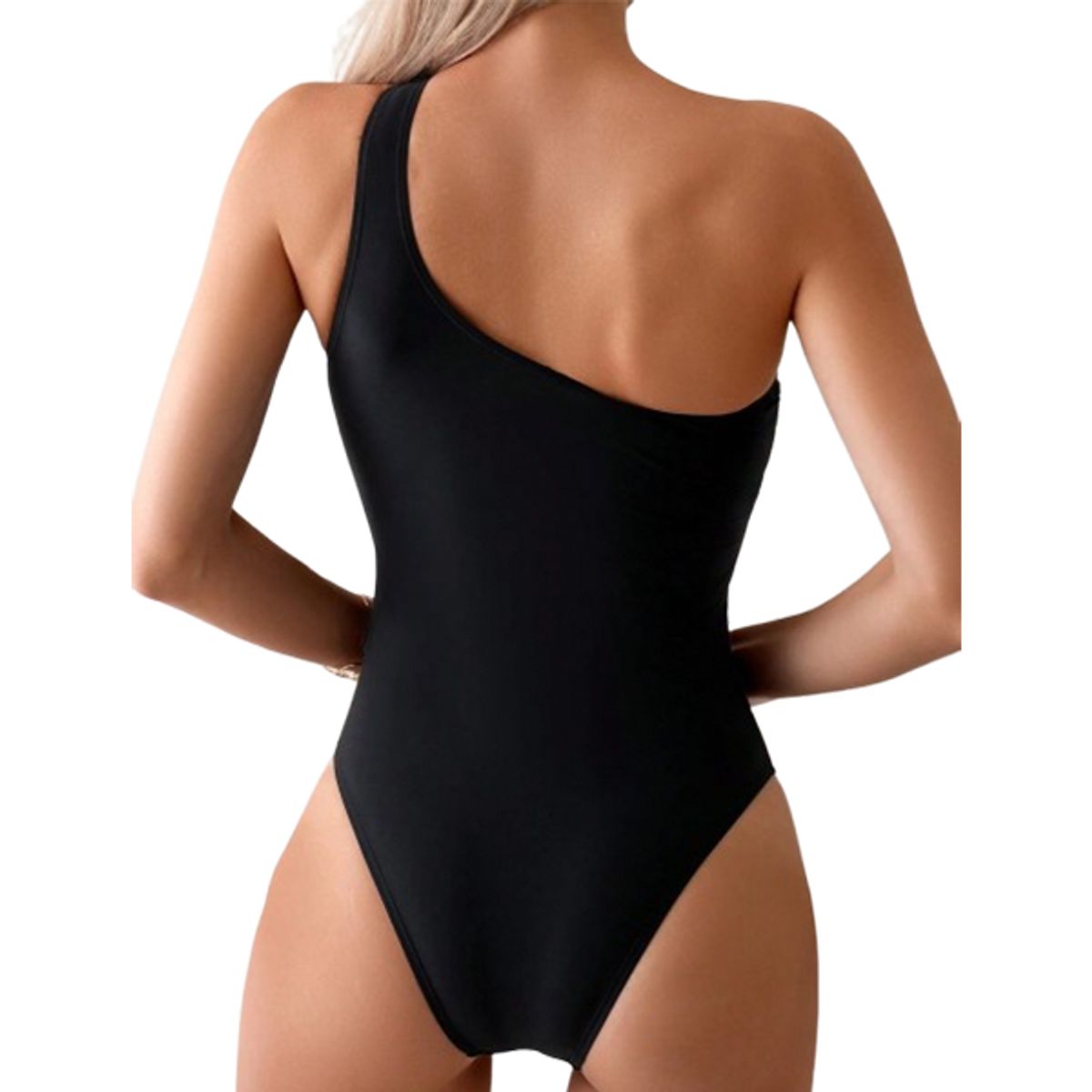 GENERICO - Bañador Bikini Traje de Baño Una Pieza Sin Mangas Y Un Hombro