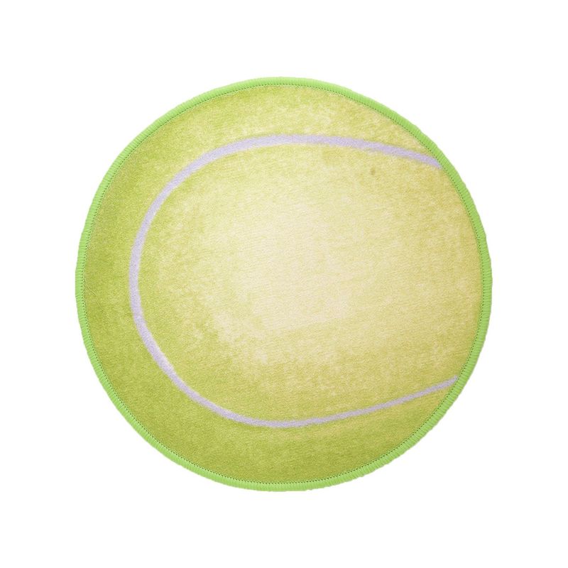 DIB - Bajada de cama sport tenis 57x57 cm verde